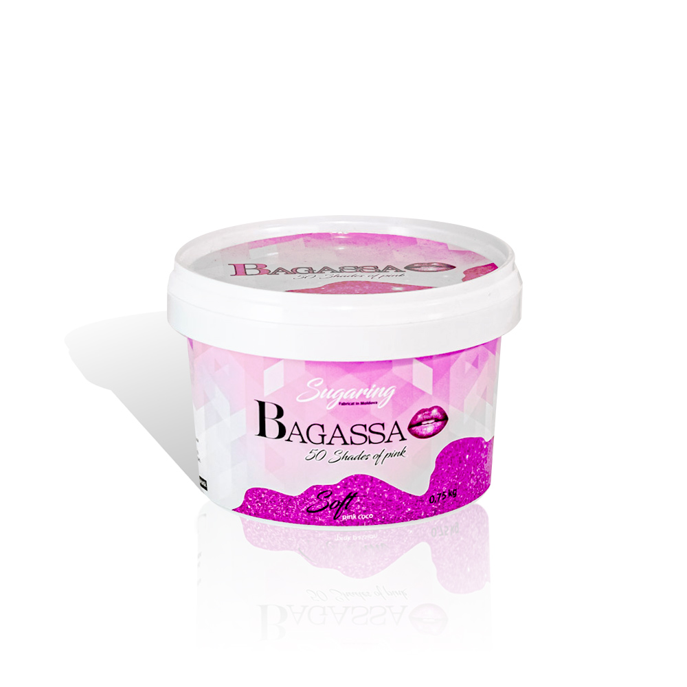 Bagassa 50 shades of pink Soft - сахарная паста розовый кокос 750 гр