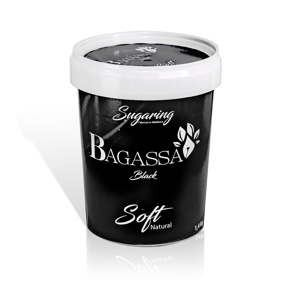 Bagassa Black Soft - suagring natural, negru 1400 gr