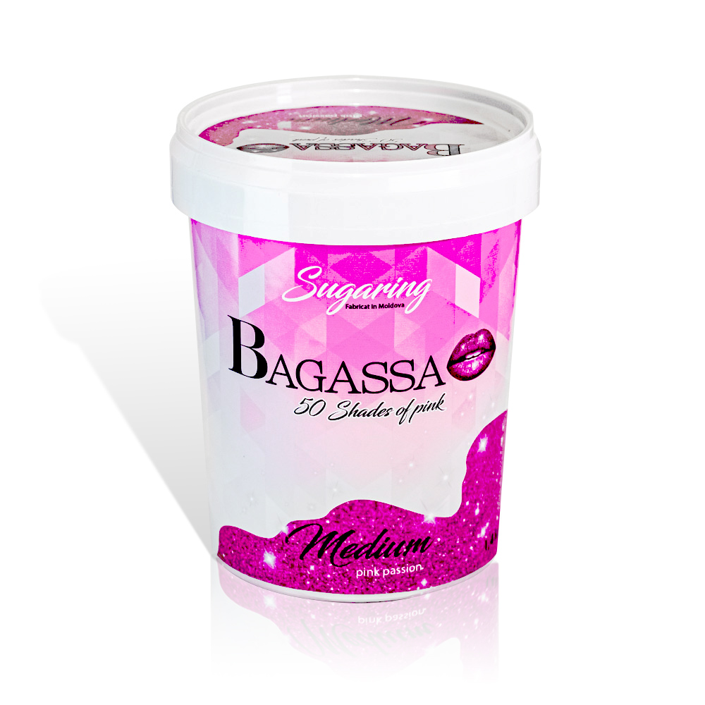 Bagassa 50 shades of pink Medium - сахарная паста розовая страсть 1400 гр