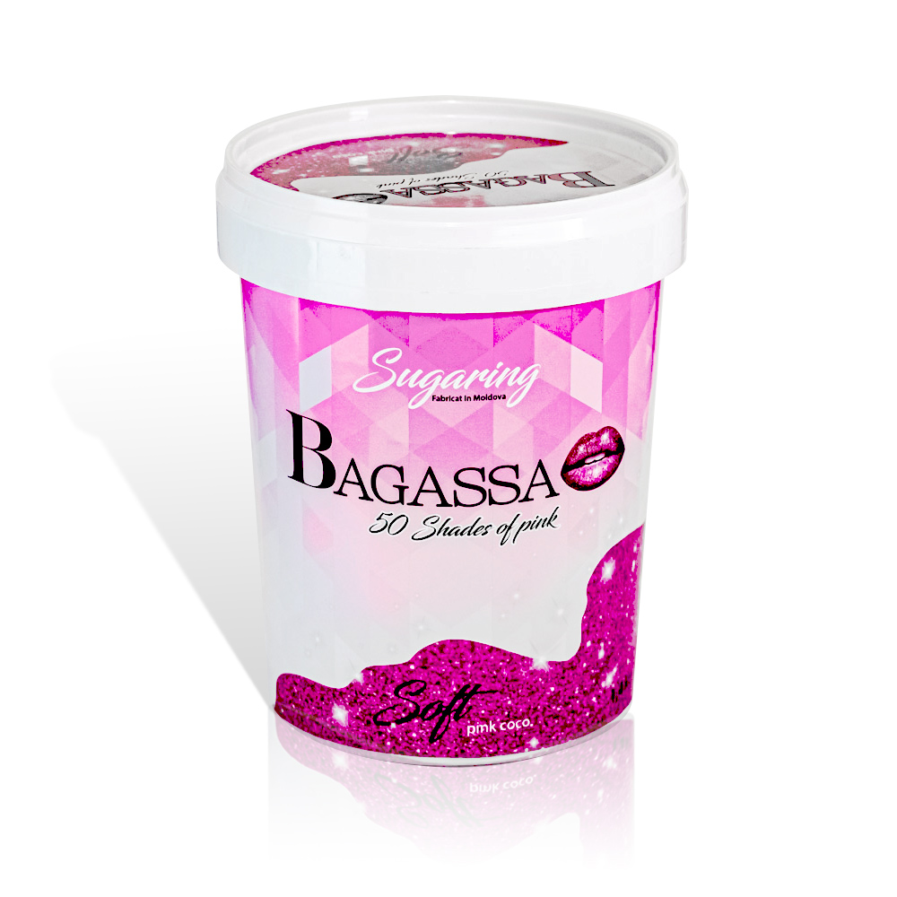 Bagassa 50 shades of pink Hard - pasta de zahar Ciocolata roz 1400 gr
