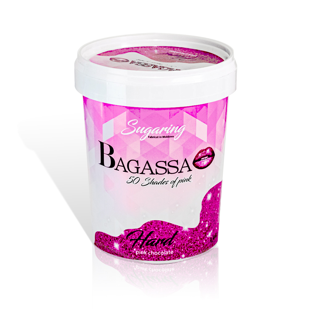 Bagassa 50 shades of pink Hard - сахарная паста розовый шоколад 1400 гр
