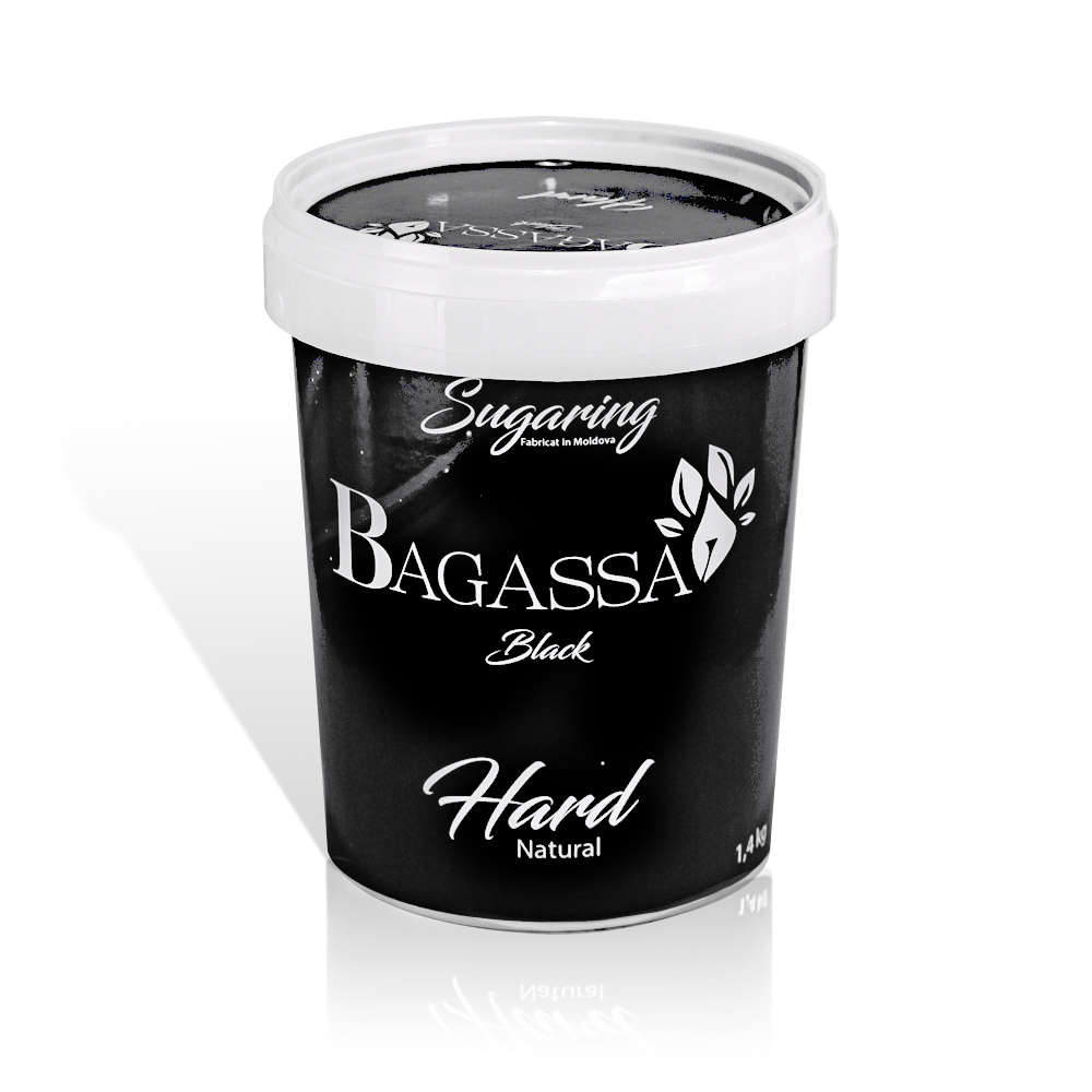 Bagassa Black Hard - натуральная, черная сахарная паста - 1400 gr